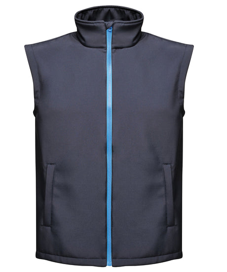 Ablaze printable softshell bodywarmer - Navy/French Blue