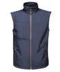 Octagon 3-layer bodywarmer - Navy/Seal Grey