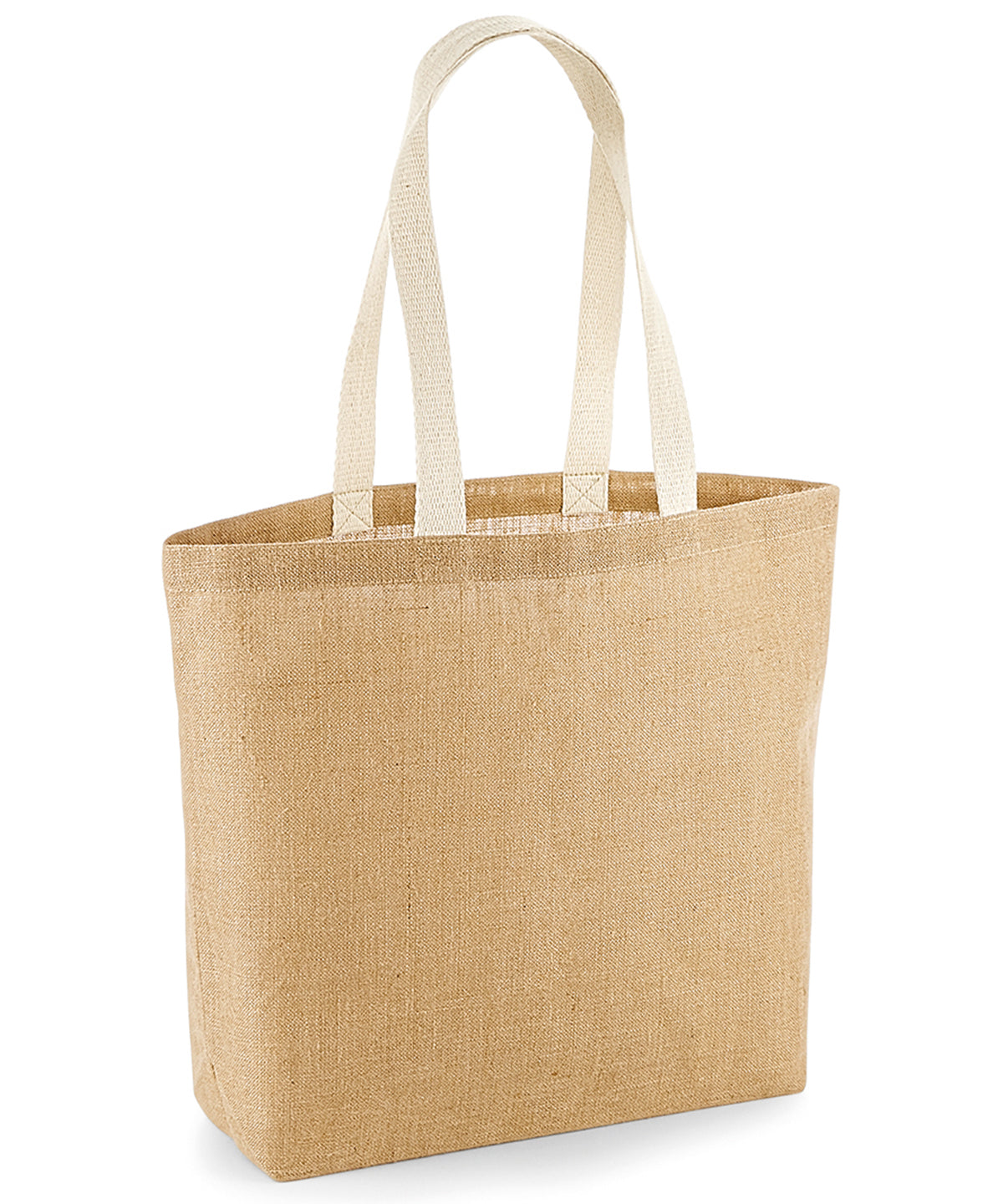 Natural Jute Tote Bag - Natural