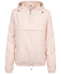 Womens Pull Over Wind Jacket - Light Pink