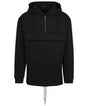 Chest Pocket Pullover Hoodie - Black