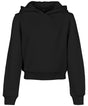 Girls Cropped Comfort Hoodie - Black