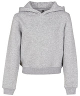 Girls Cropped Comfort Hoodie - Heather Grey