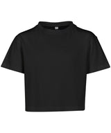 Girls Classic Cropped Tee - Black