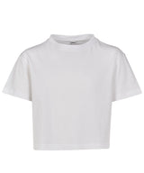 Girls Classic Cropped Tee - White