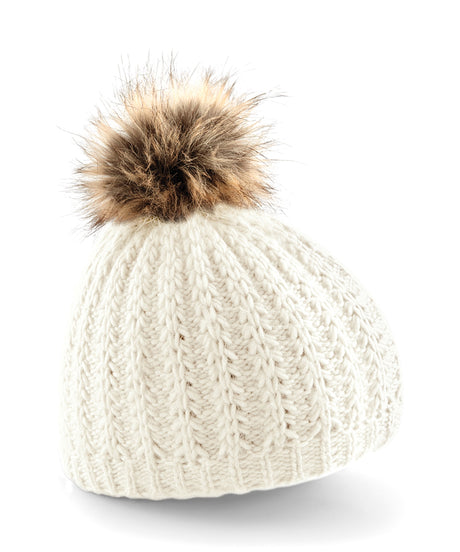 Pom Pom Beanie - Off White