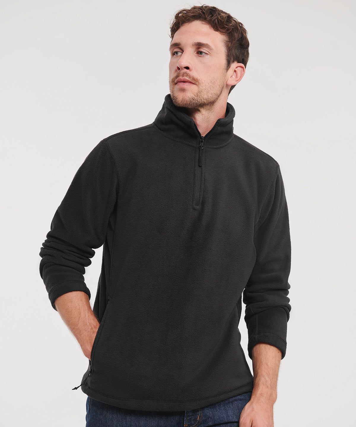 ¼-zip outdoor fleece