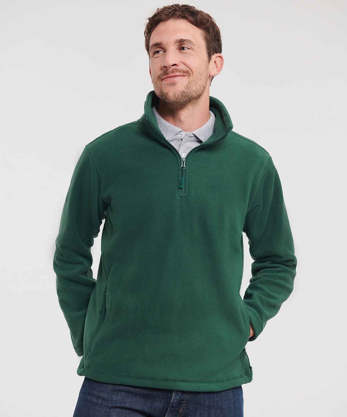 ¼-zip outdoor fleece