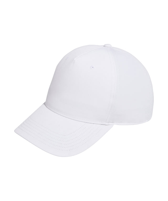 Golf performance crested cap - White