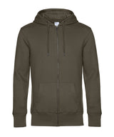 B&C KING Zipped Hood - Khaki