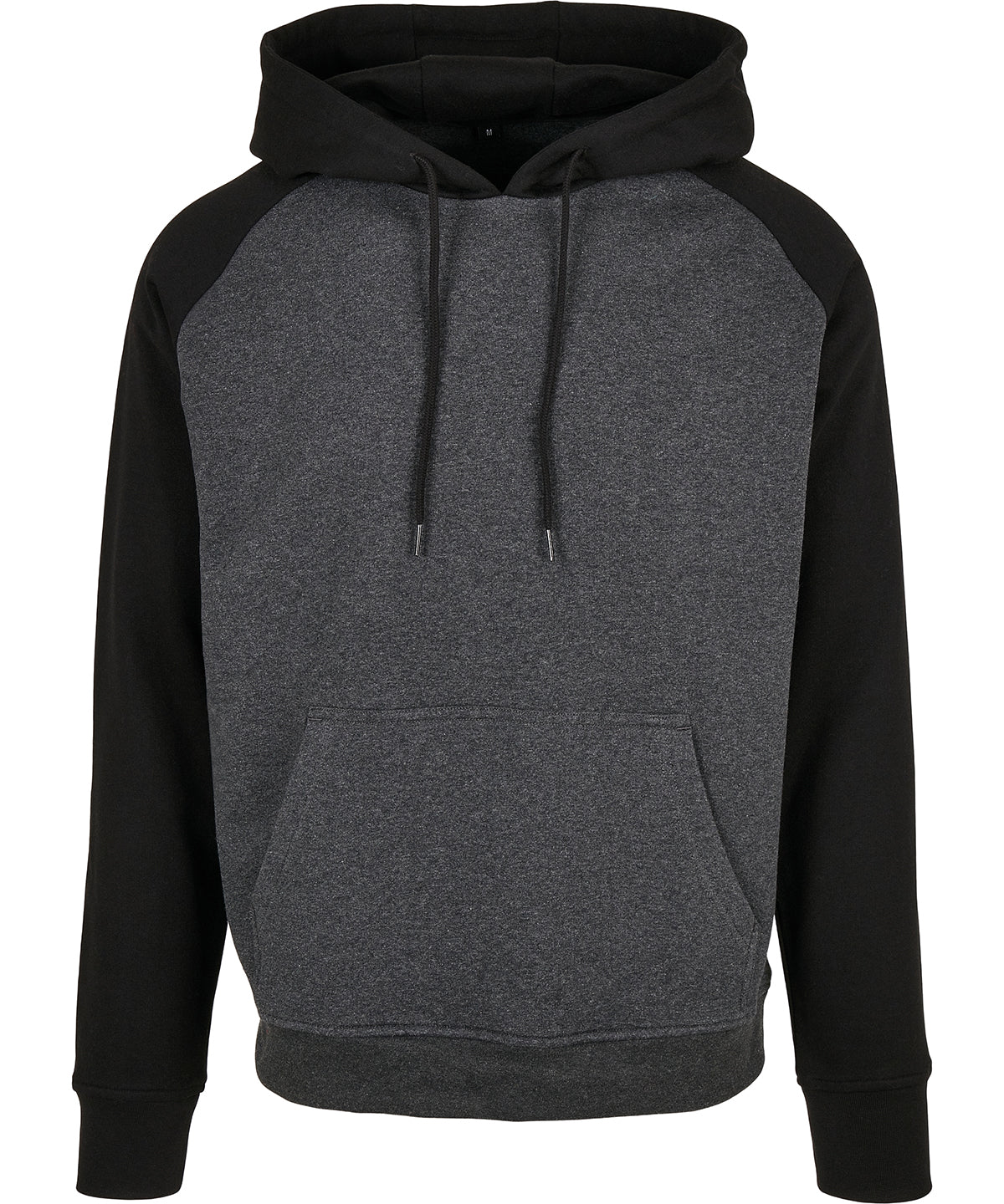 Basic Contrast Hoodie - Charcoal/Black