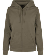 Womens Classic Zip Hoodie - Olive