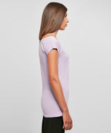 Womens Off the Shoulder Tee - Sand