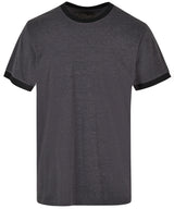 Casual Sports Tee - Charcoal/Black