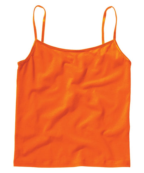 Cotton Stretch Tank Top - Orange