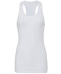 Sheer mini rib racerback tank top