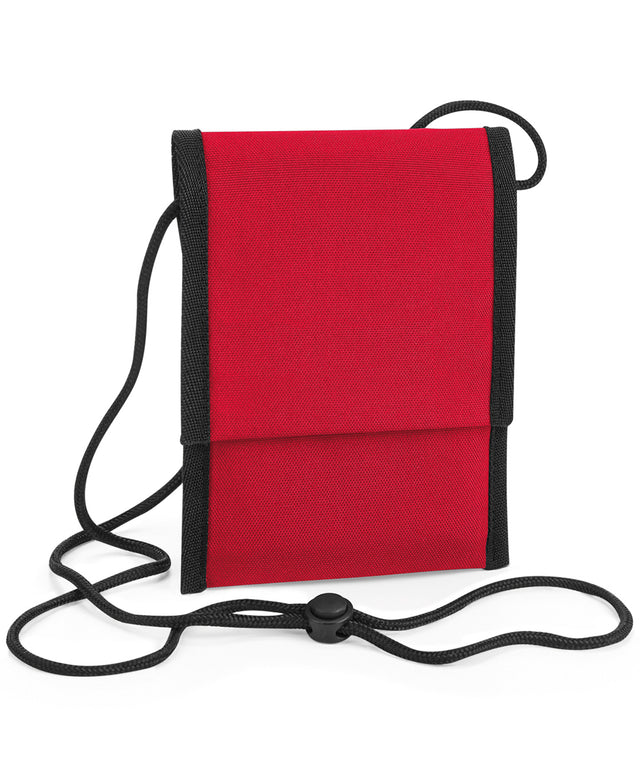 Eco-Friendly Crossbody Pouch - Classic Red