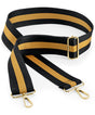 Adjustable Bag Strap - Black/Mustard