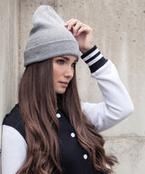 Heavy Fold Over Beanie  - Navy