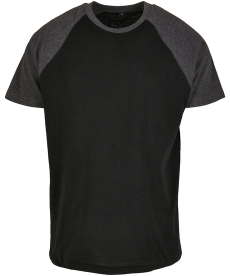 Classic Raglan Tee  - Black/Charcoal