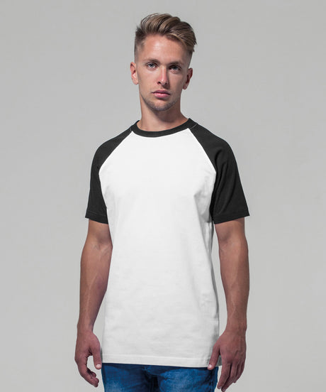 Classic Raglan Tee  - Black/Charcoal