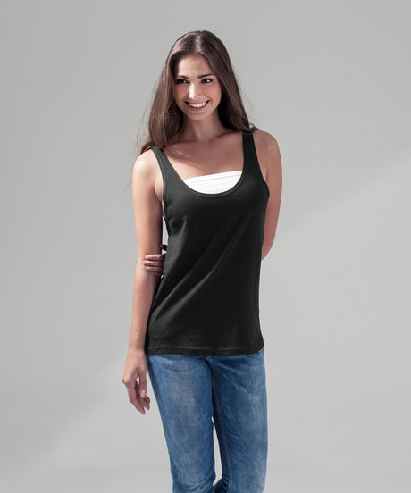 Womens Wide Fit Tank Top - White