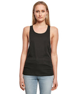 Relaxed Fit Tank Top for Women - Black