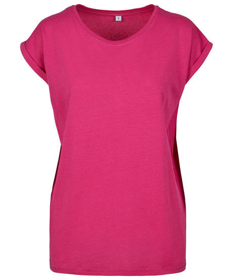 Womans Causal Tee - Hibiskus Pink