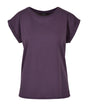 Womans Causal Tee - Purple Night