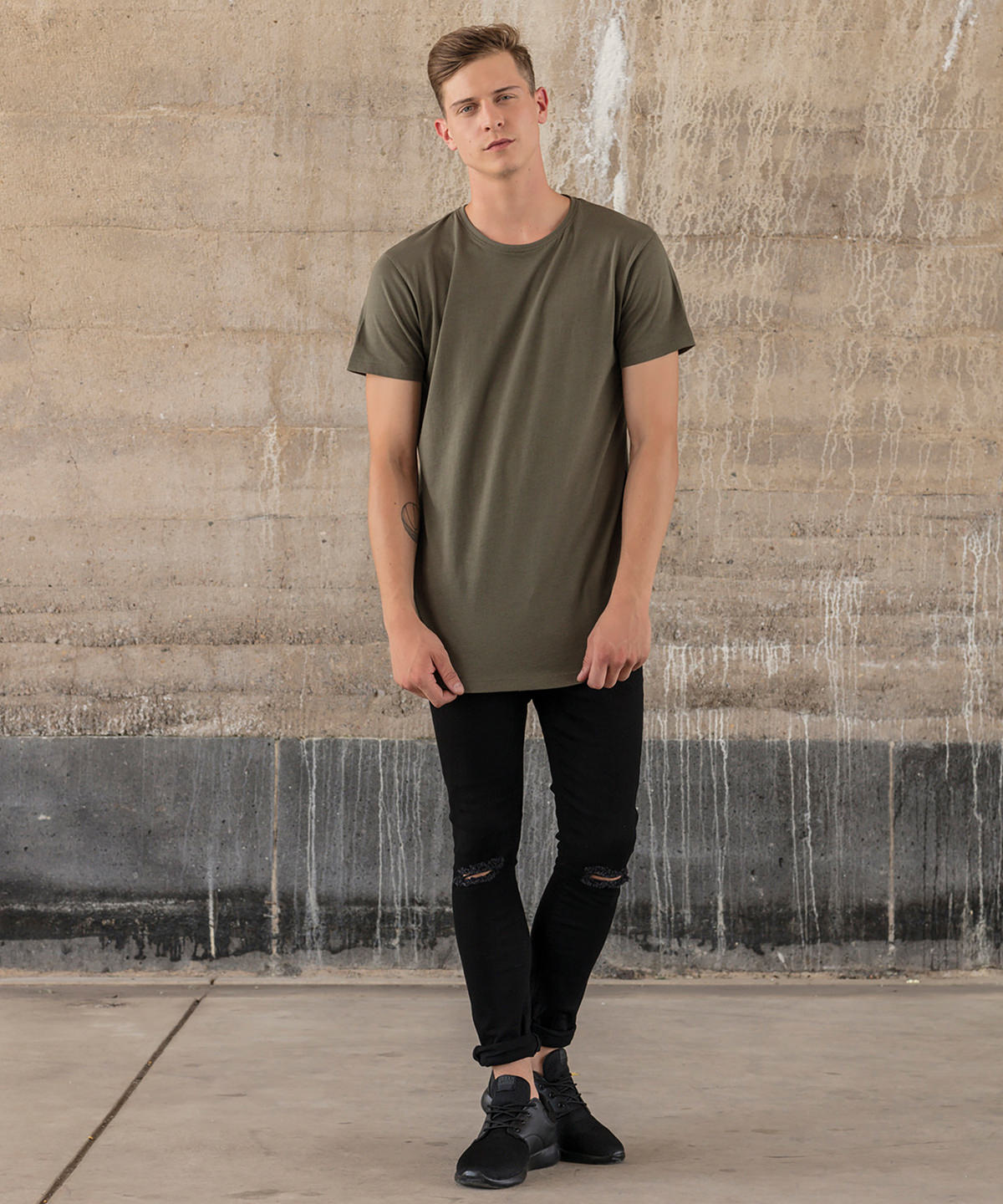 Everyday Comfort Long Tee - Olive