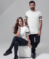 Comfy Striped T-Shirt - White/Black