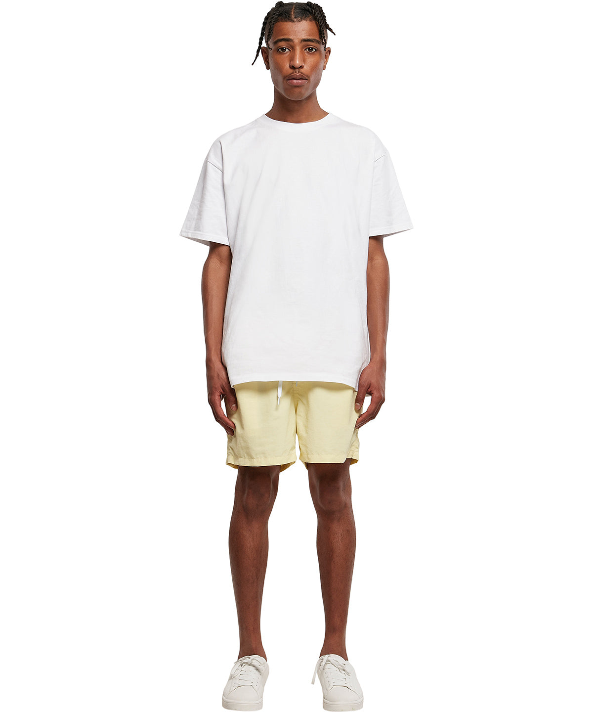 Basic Swim Shorts  - Light Yellow