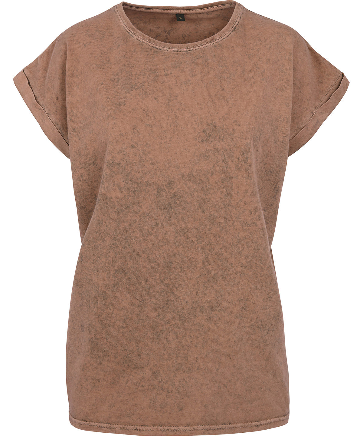 Relaxed Fit Acid Washed Tee - Dark Khaki