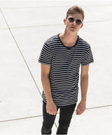 Comfy Stripe T-shirt - Black/White