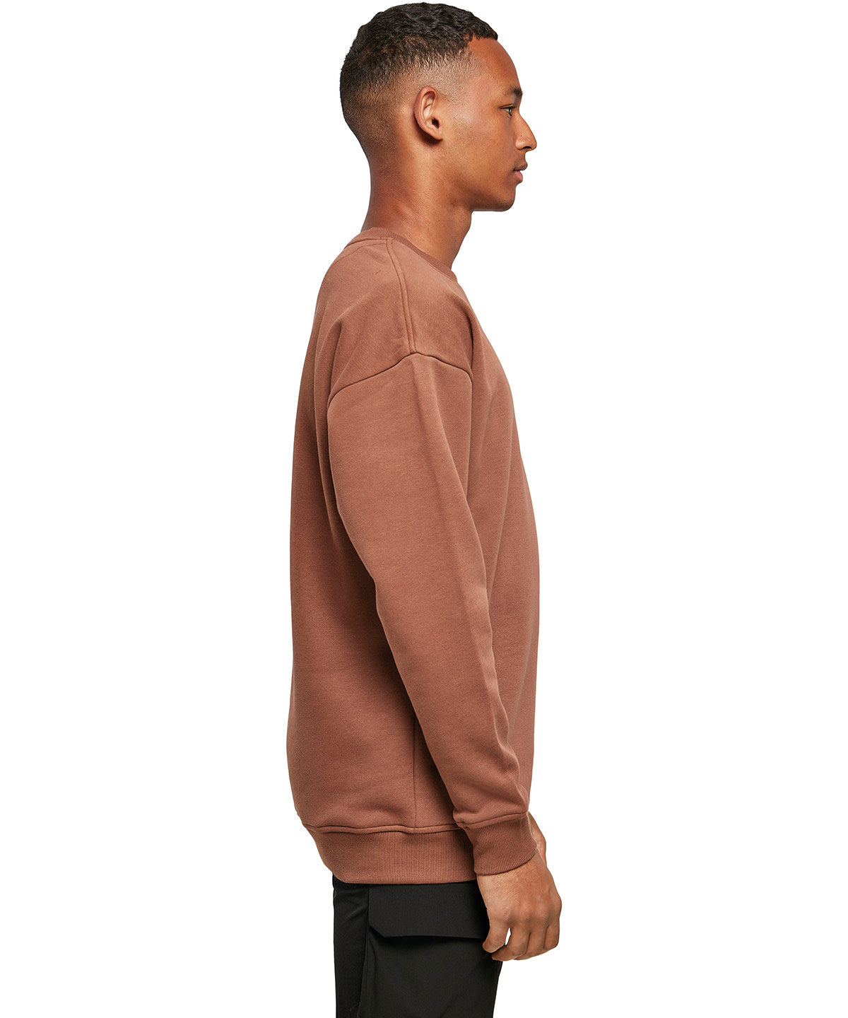 Basic Crew Neck Sweatshirt - Bark