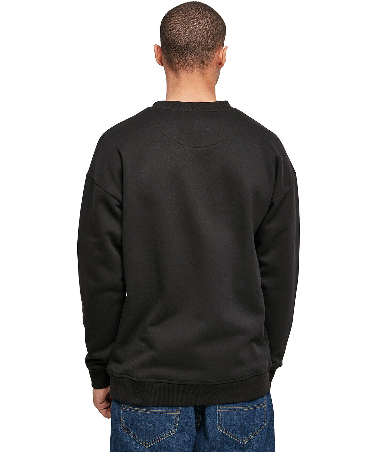 Basic Crew Neck Sweatshirt - Black