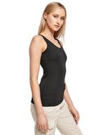 Sporty Chic Layered Top - Black