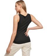 Sporty Chic Layered Top - Black