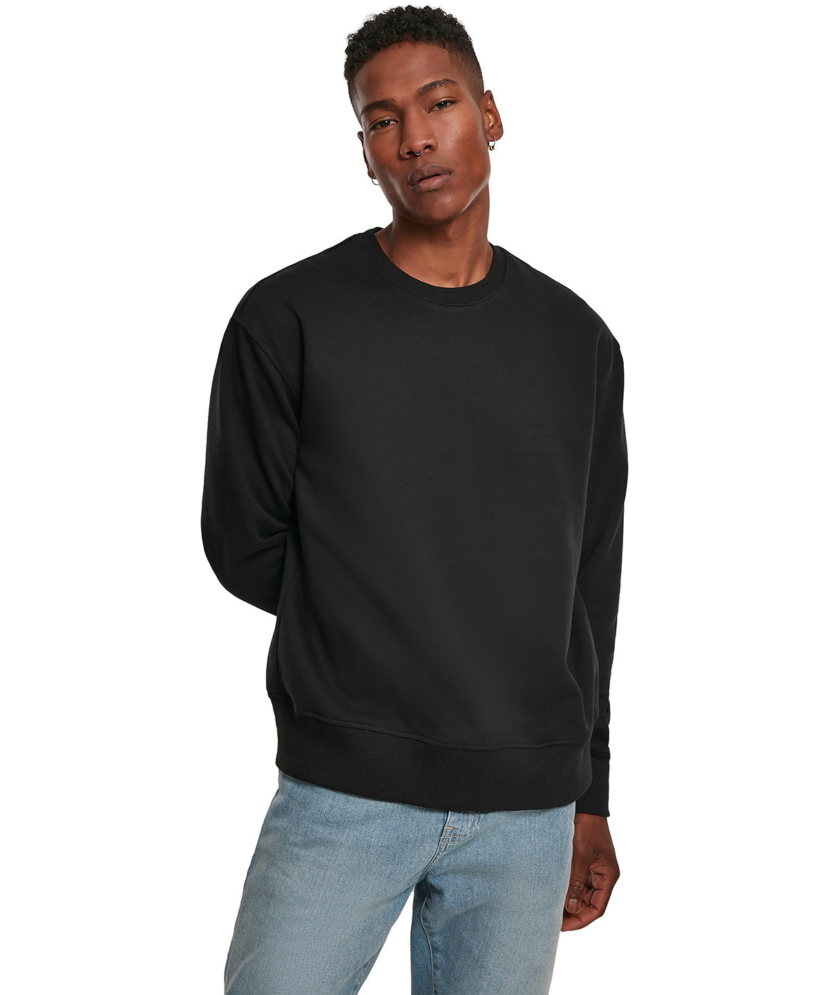 Classic Oversized Sweatshirt - Black