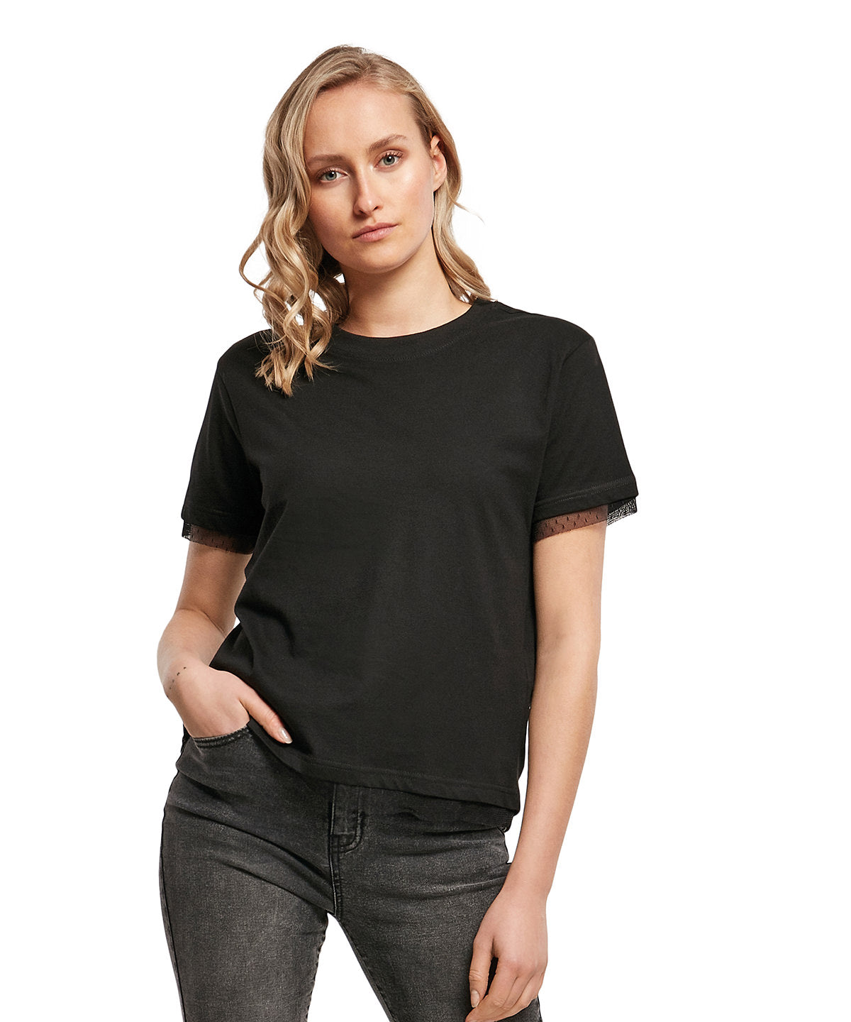 Comfort Fit T-shirt for Women - Black