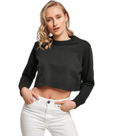 Crop Sweatshirt - White