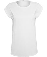 Womens Organic Off the Shoulder Tee - White