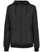 Womens Recycled Wind Jacket - Black/Black