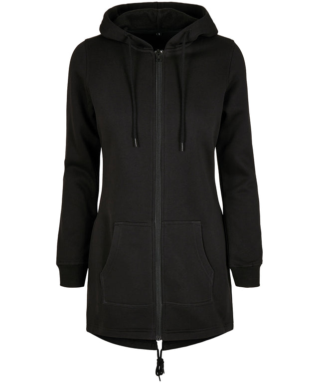 Womans Soft Cotton Parka  - Black