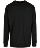 Organic Cotton Long Sleeve Tee - Black