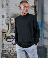 Organic Cotton Long Sleeve Tee - Black