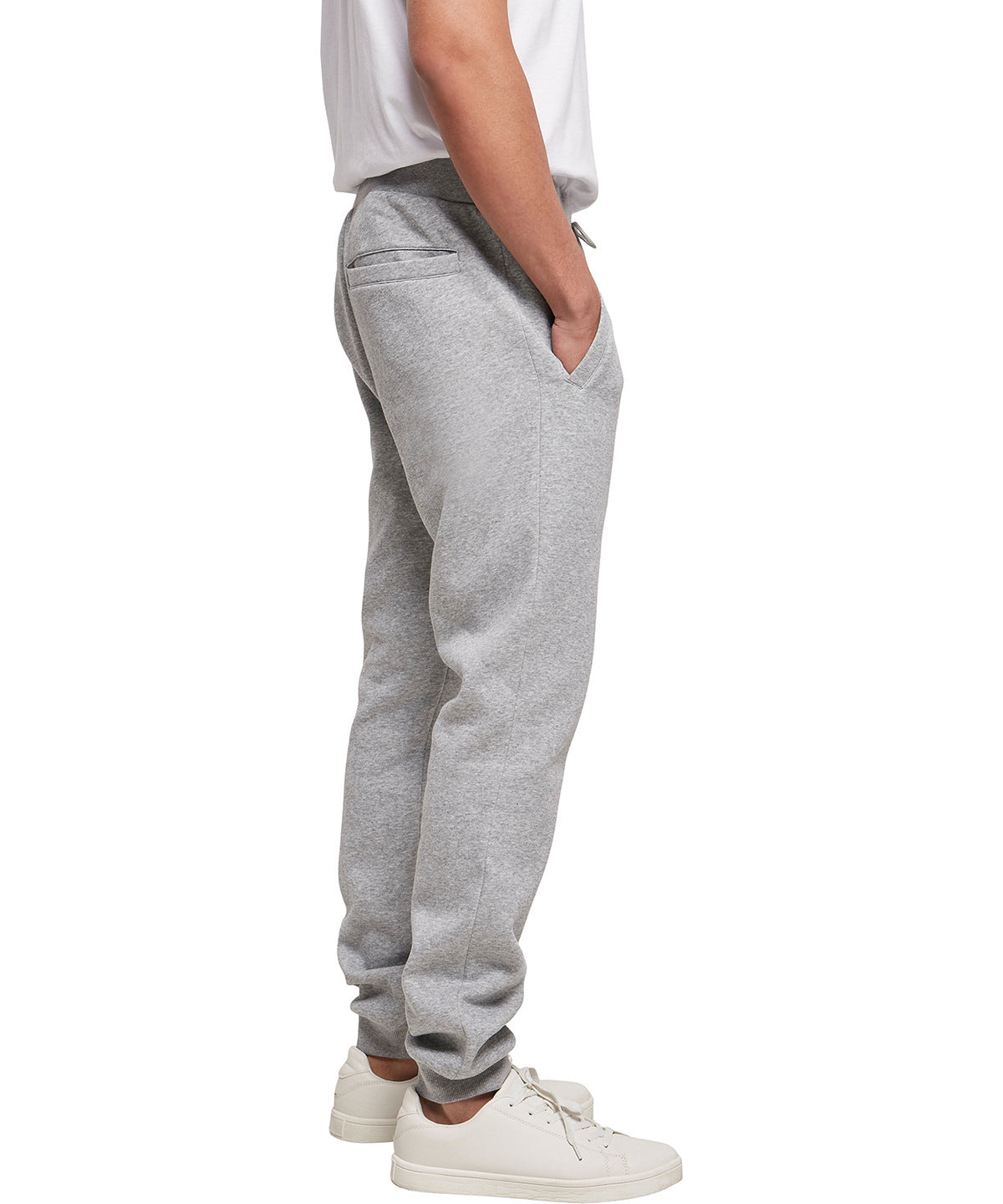 Basic Orgainc Joggers - Heather Grey