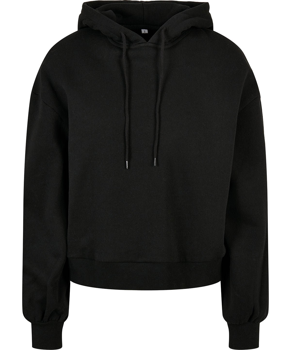 Womens Cotton Oversized Hoodie - Black