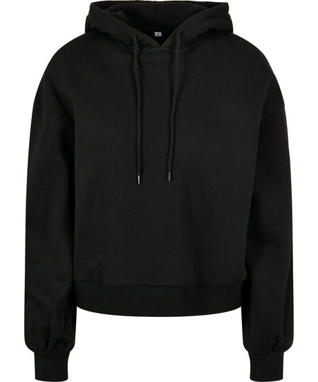 Womens Cotton Oversized Hoodie - Black