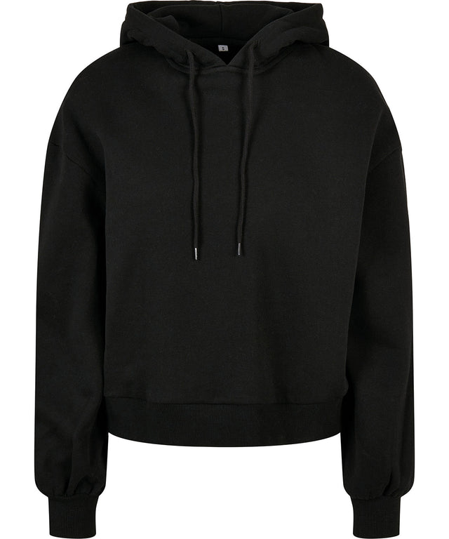 Womens Cotton Oversized Hoodie - Black